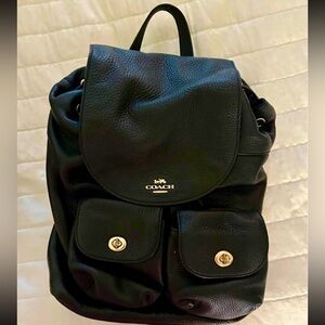 Coach original leather backpack